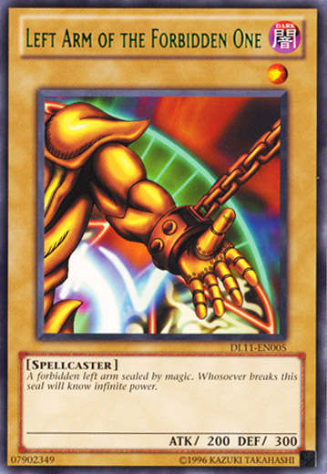 Left Arm of the Forbidden One (Green) [DL11-EN005] Rare Yu-Gi-Oh!