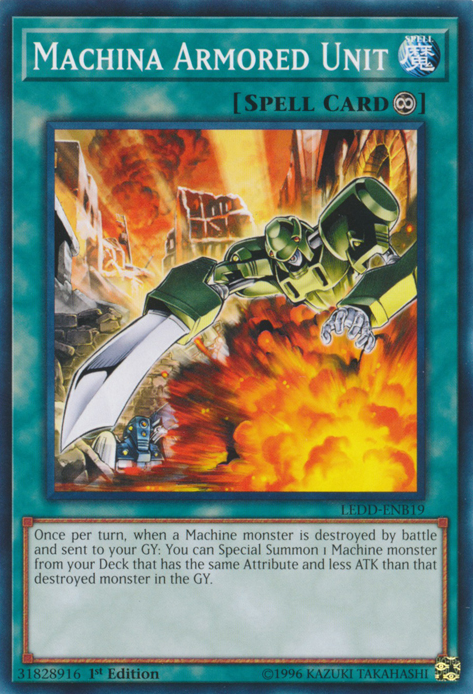 Machina Armored Unit [LEDD-ENB19] Common Yu-Gi-Oh!