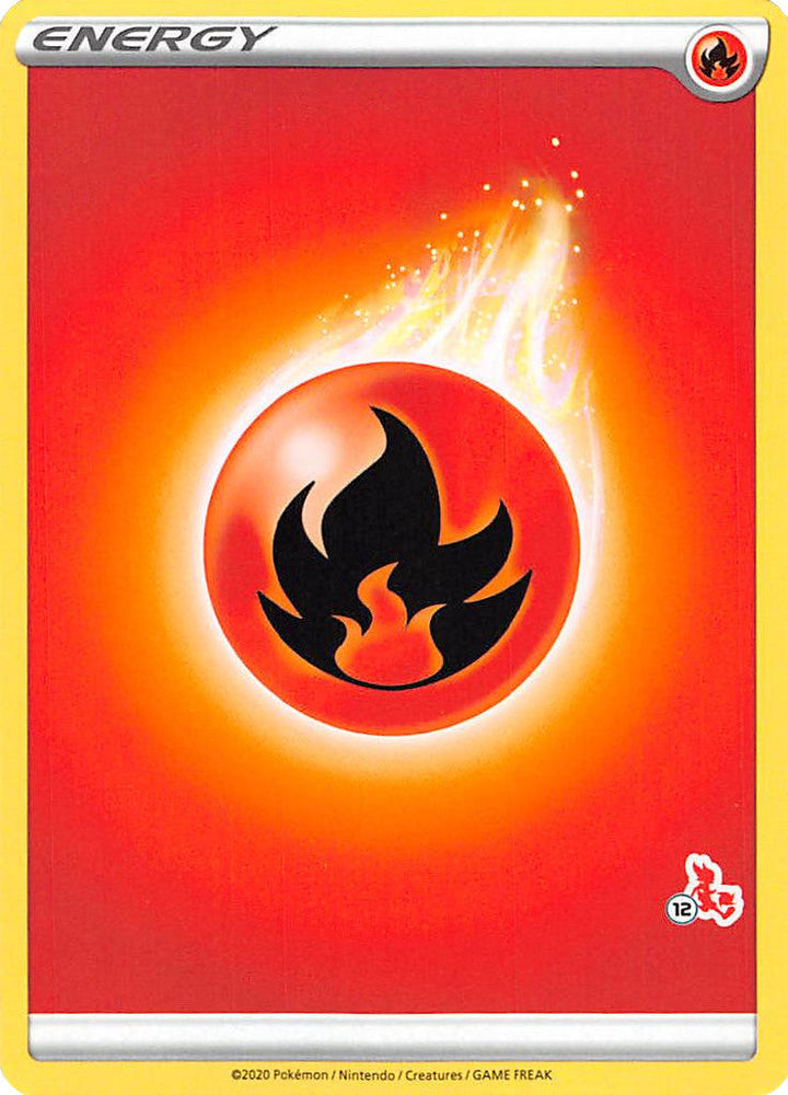 Fire Energy (Cinderace Stamp #12) [Battle Academy 2022] Pokémon