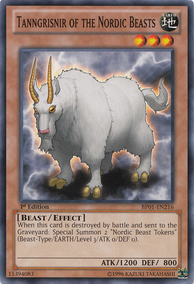 Tanngrisnir of the Nordic Beasts [BP01-EN216] Common Yu-Gi-Oh!