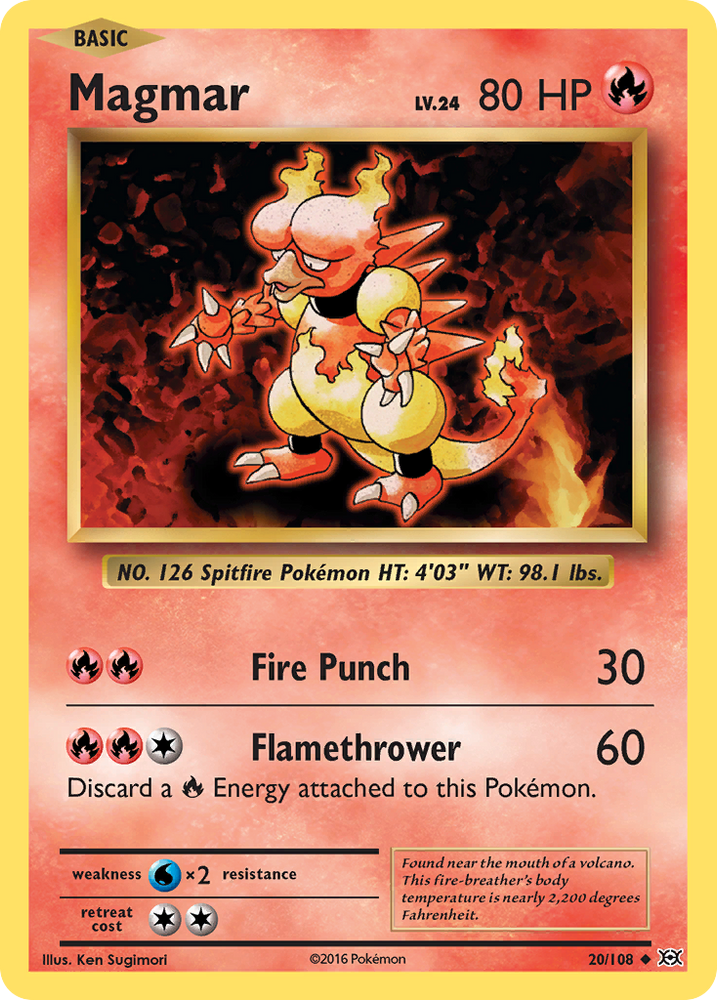 Magmar (20/108) [XY: Evolutions] Pokémon