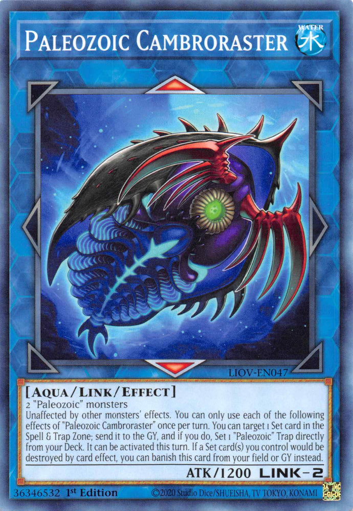 Paleozoic Cambroraster [LIOV-EN047] Common Yu-Gi-Oh!