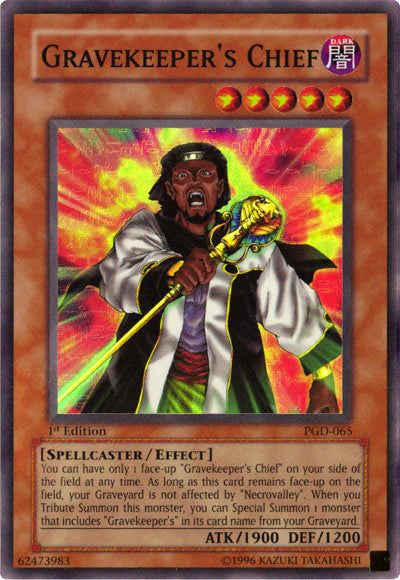 Gravekeeper's Chief [PGD-065] Super Rare Yu-Gi-Oh!