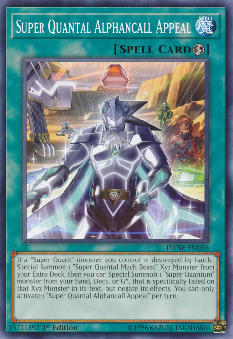 Super Quantal Alphancall Appeal [DANE-EN056] Common Yu-Gi-Oh!