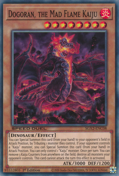 Dogoran, the Mad Flame Kaiju [SGX2-ENC08] Common Yu-Gi-Oh!