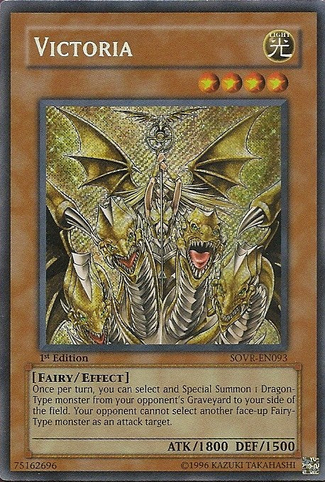 Victoria [SOVR-EN093] Secret Rare Yu-Gi-Oh!