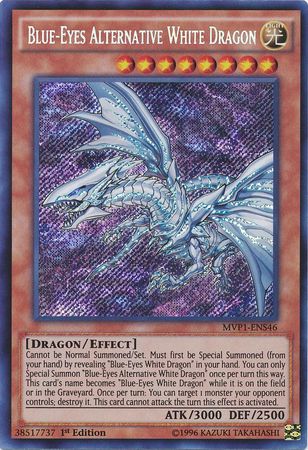 Blue-Eyes Alternative White Dragon [MVP1-ENS46] Secret Rare Yu-Gi-Oh!