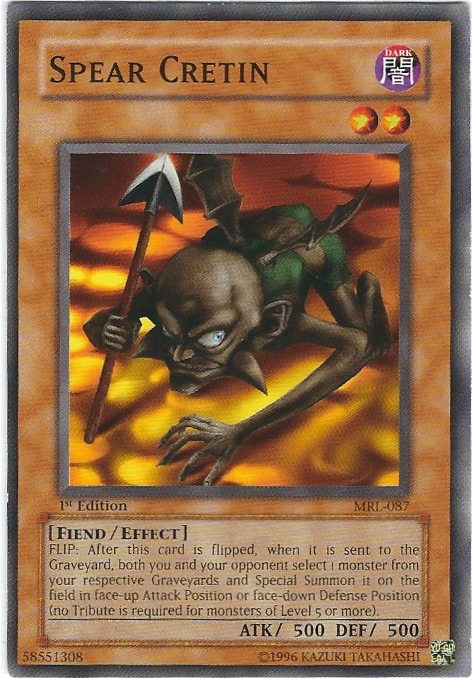 Spear Cretin [MRL-087] Common Yu-Gi-Oh!