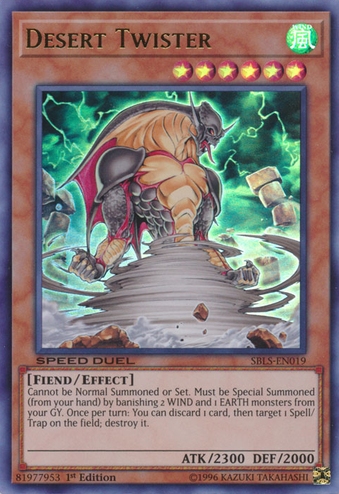 Desert Twister [SBLS-EN019] Ultra Rare Yu-Gi-Oh!