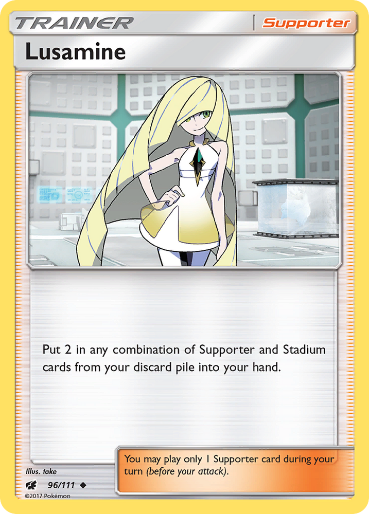 Lusamine (96/111) [Sun & Moon: Crimson Invasion] Pokémon