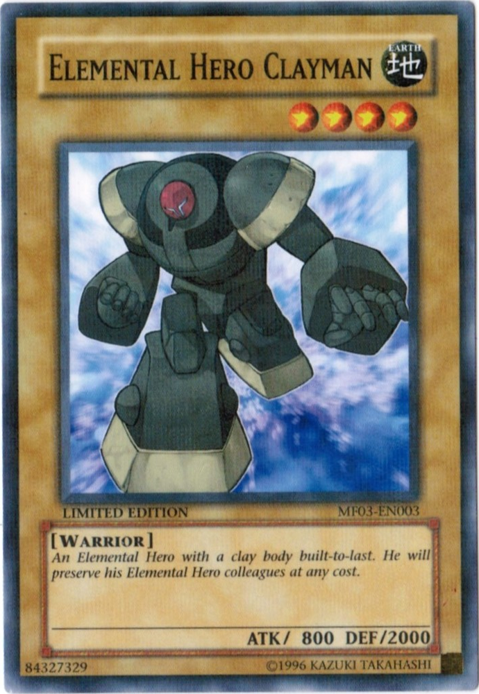 Elemental Hero Clayman [MF03-EN003] Parallel Rare Yu-Gi-Oh!