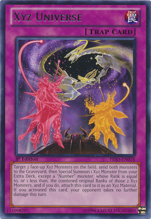 Xyz Universe [PRIO-EN078] Rare Yu-Gi-Oh!