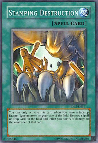 Stamping Destruction [DB2-EN161] Common Yu-Gi-Oh!