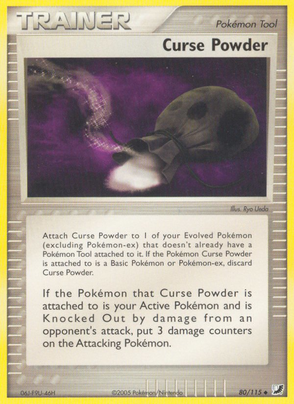 Curse Powder (80/115) [EX: Unseen Forces] Pokémon