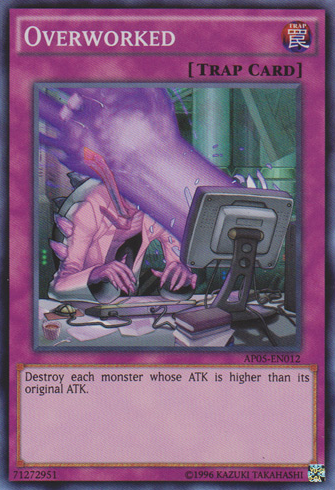 Overworked [AP05-EN012] Super Rare Yu-Gi-Oh!