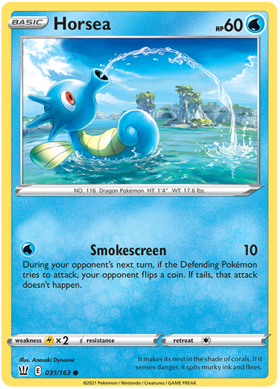 Horsea (031/163) [Sword & Shield: Battle Styles] Pokémon