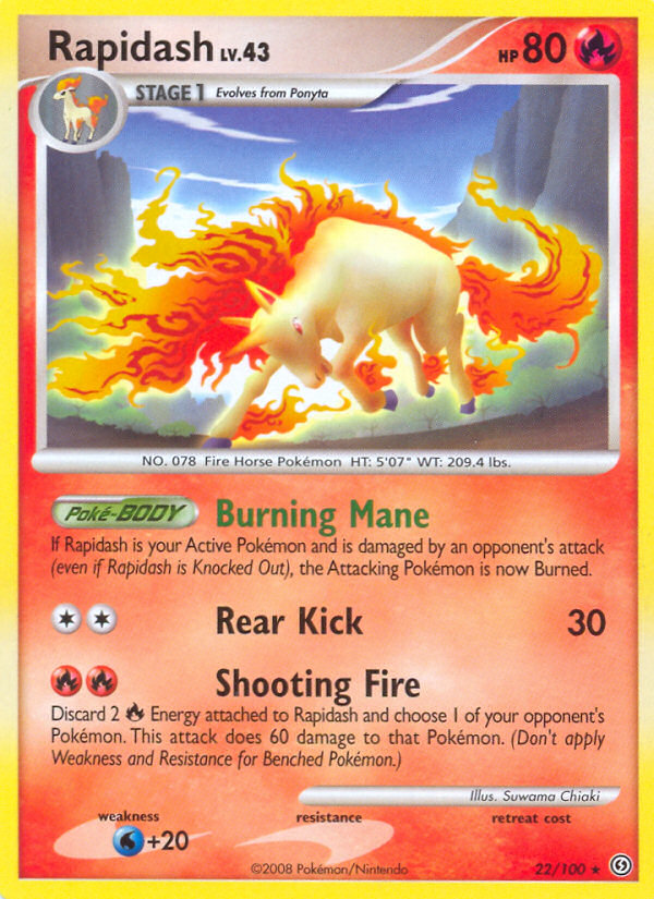 Rapidash (22/100) [Diamond & Pearl: Stormfront] Pokémon