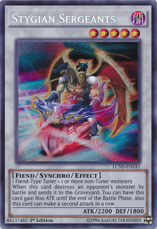 Stygian Sergeants [LC5D-EN243] Secret Rare Yu-Gi-Oh!