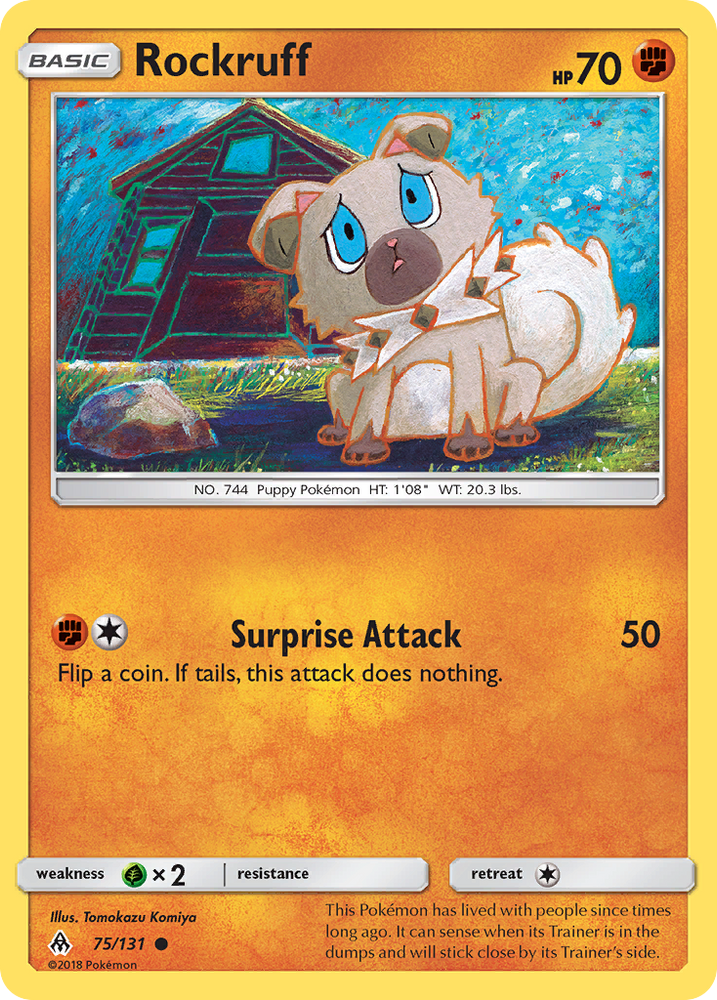 Rockruff (75/131) [Sun & Moon: Forbidden Light] Pokémon