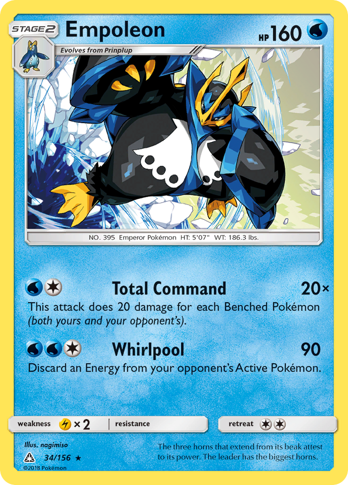 Empoleon (34/156) [Sun & Moon: Ultra Prism] Pokémon