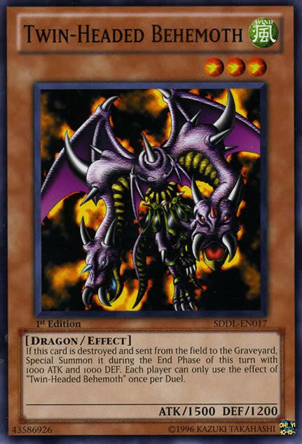Twin-Headed Behemoth [SDDL-EN017] Common Yu-Gi-Oh!
