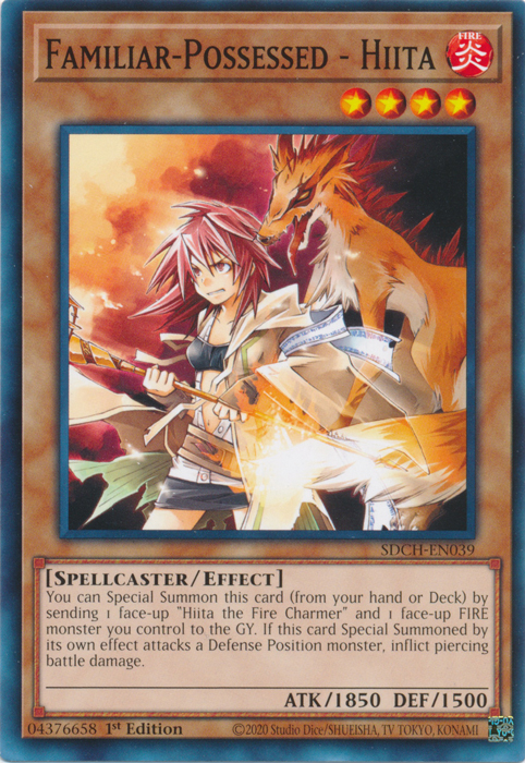 Familiar-Possessed - Hiita [SDCH-EN039] Common Yu-Gi-Oh!