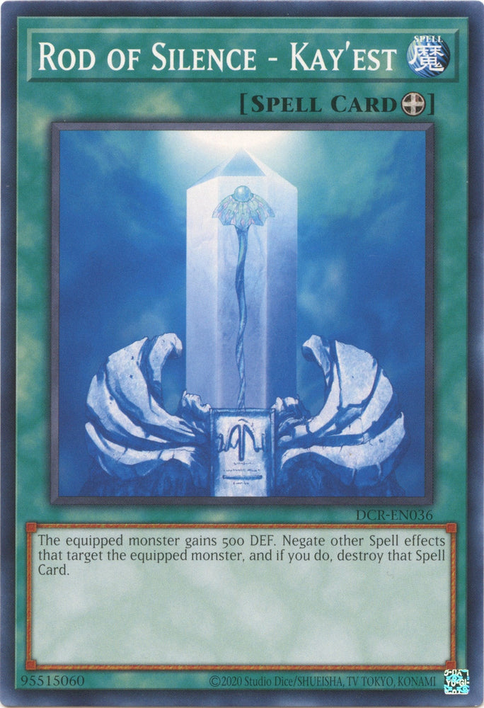 Rod of Silence - Kay'est (25th Anniversary) [DCR-EN036] Common Yu-Gi-Oh!