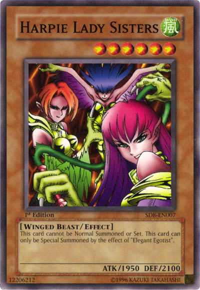 Harpie Lady Sisters [SD8-EN007] Common Yu-Gi-Oh!