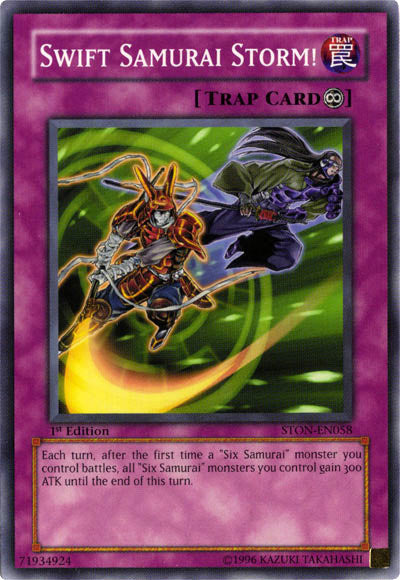 Swift Samurai Storm! [STON-EN058] Common Yu-Gi-Oh!