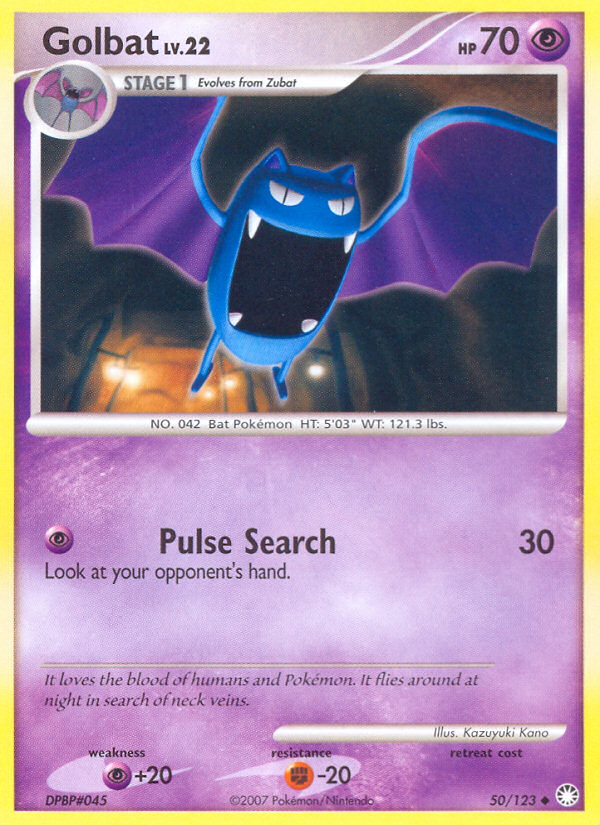 Golbat (50/123) [Diamond & Pearl: Mysterious Treasures] Pokémon