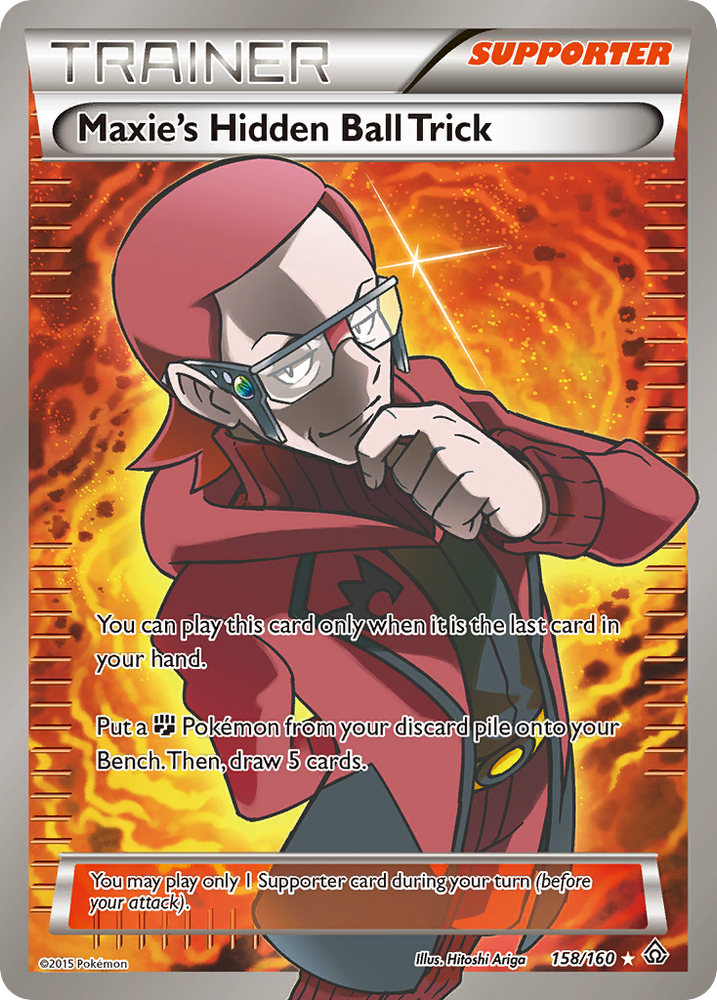 Maxie's Hidden Ball Trick (158/160) [XY: Primal Clash] Pokémon