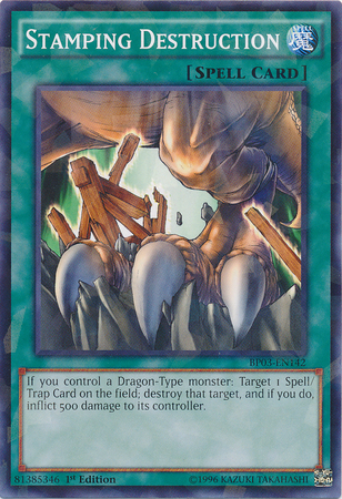 Stamping Destruction [BP03-EN142] Shatterfoil Rare Yu-Gi-Oh!