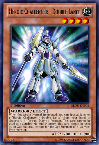 Heroic Challenger - Double Lance [REDU-EN008] Rare - Yugioh Cards For Your TCG Needs!