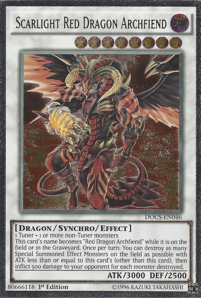 Scarlight Red Dragon Archfiend (UTR) [DOCS-EN046] Ultimate Rare Yu-Gi-Oh!