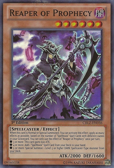 Reaper of Prophecy [CBLZ-EN036] Super Rare Yu-Gi-Oh!