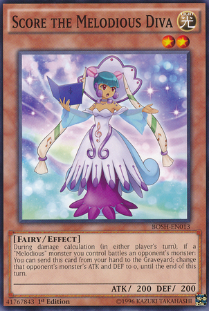 Score the Melodious Diva [BOSH-EN013] Common Yu-Gi-Oh!