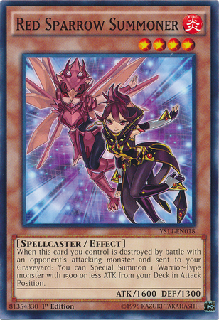 Red Sparrow Summoner [YS14-EN018] Common Yu-Gi-Oh!