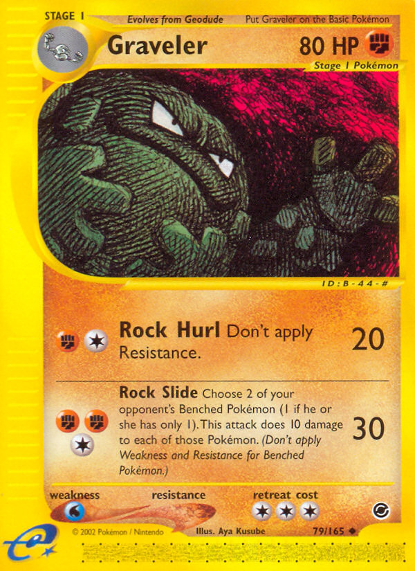 Graveler (79/165) [Expedition: Base Set] Pokémon