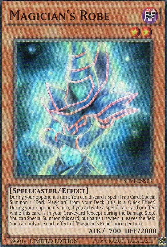 Magician's Robe [SHVI-ENSE3] Super Rare Yu-Gi-Oh!