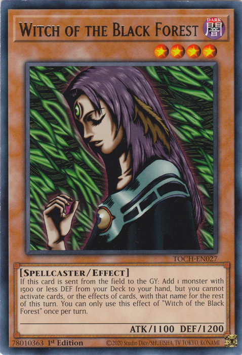 Witch of the Black Forest [TOCH-EN027] Rare Yu-Gi-Oh!