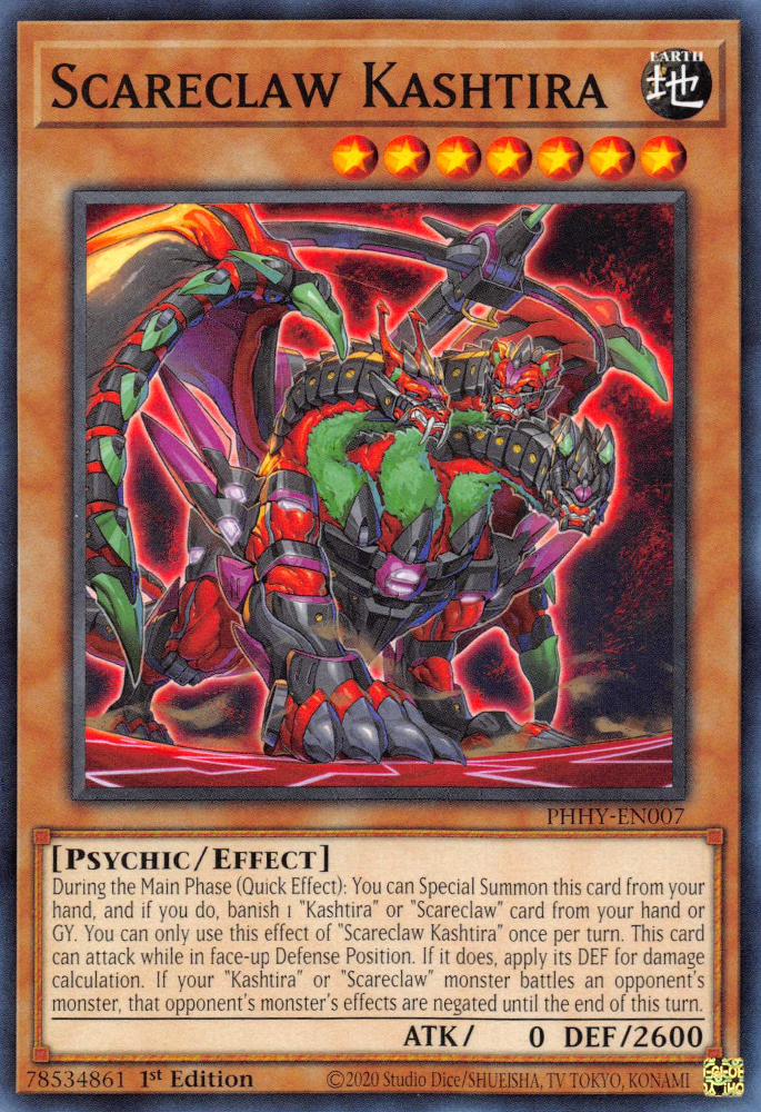 Scareclaw Kashtira [PHHY-EN007] Common Yu-Gi-Oh!