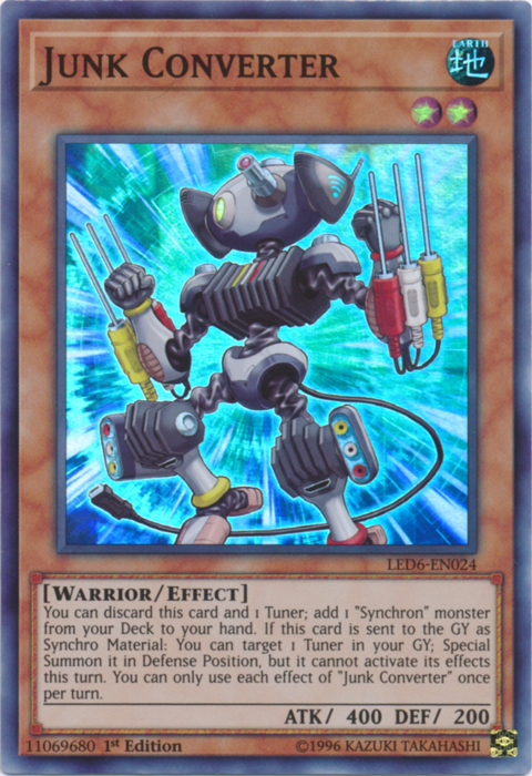 Junk Converter [LED6-EN024] Super Rare Yu-Gi-Oh!