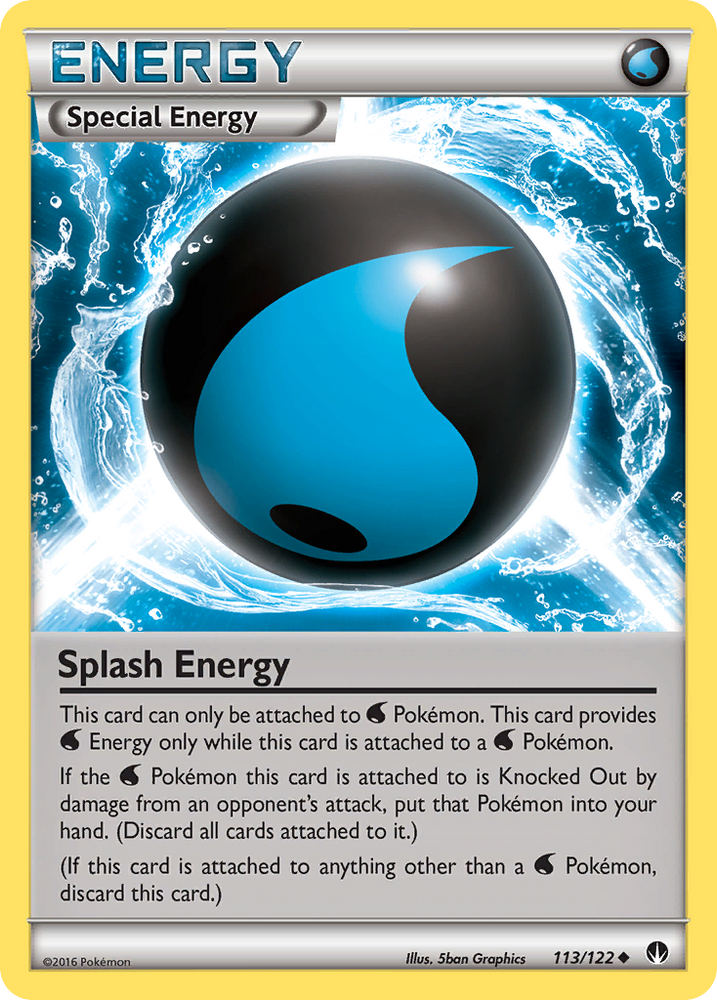Splash Energy (113/122) [XY: BREAKpoint] Pokémon