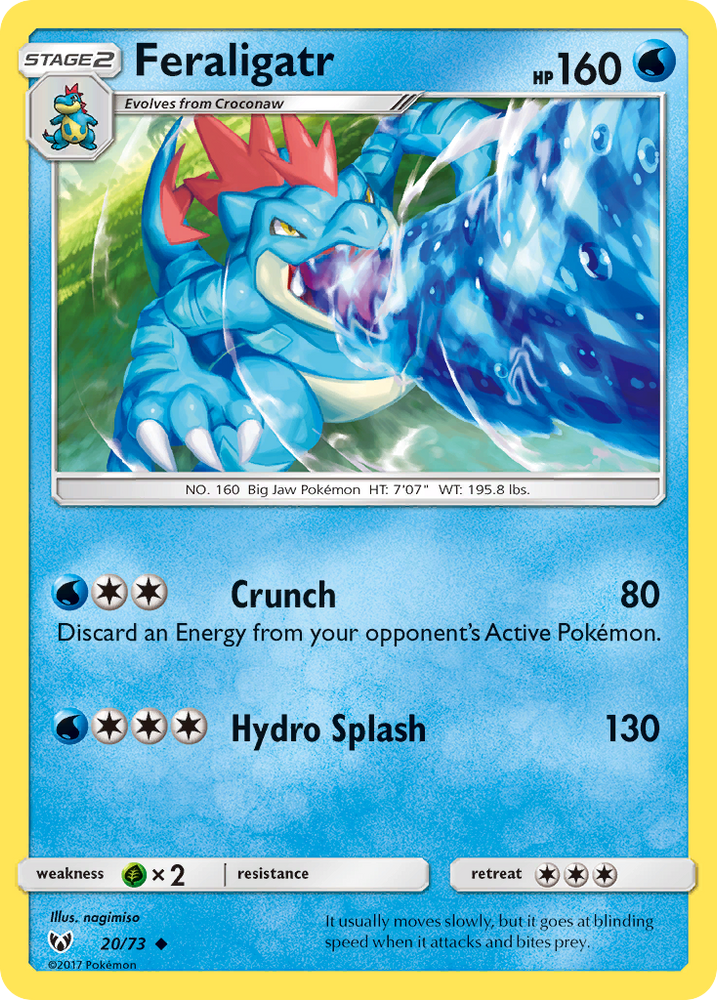 Feraligatr (20/73) [Sun & Moon: Shining Legends] Pokémon