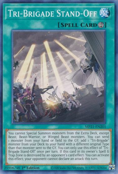 Tri-Brigade Stand-Off [MP21-EN201] Common Yu-Gi-Oh!
