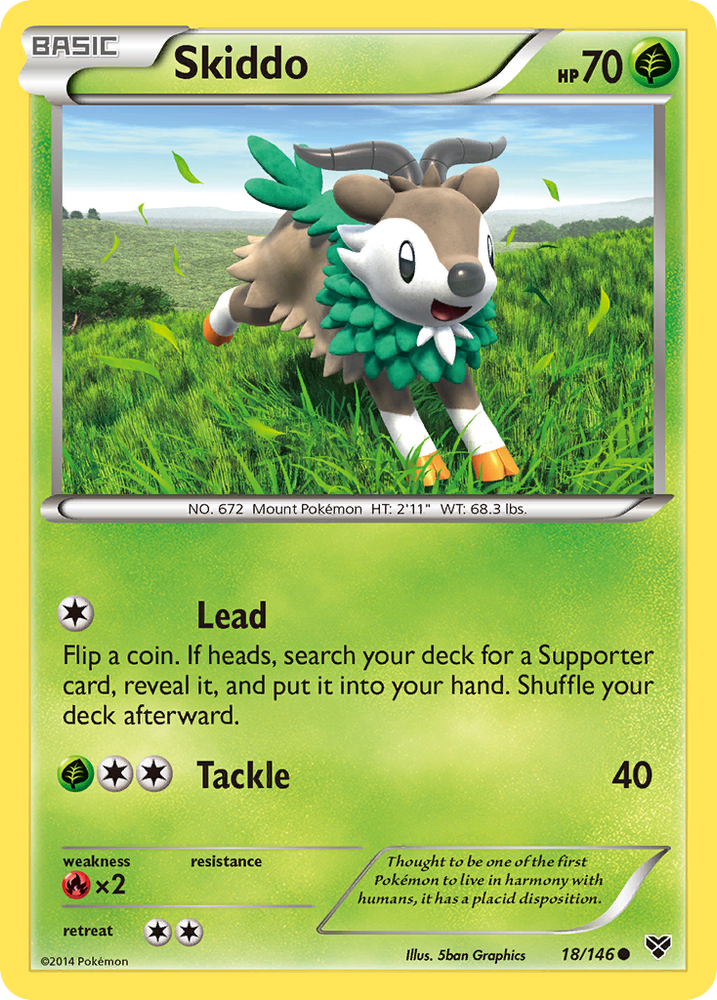 Skiddo (18/146) [XY: Base Set] Pokémon