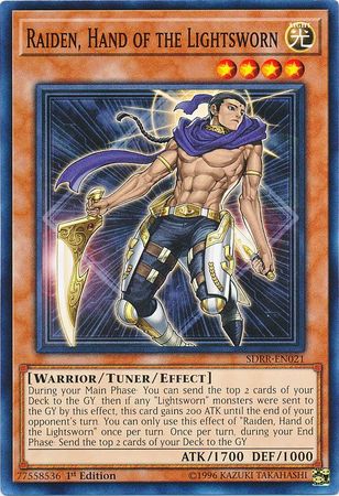 Raiden, Hand of the Lightsworn [SDRR-EN021] Common Yu-Gi-Oh!