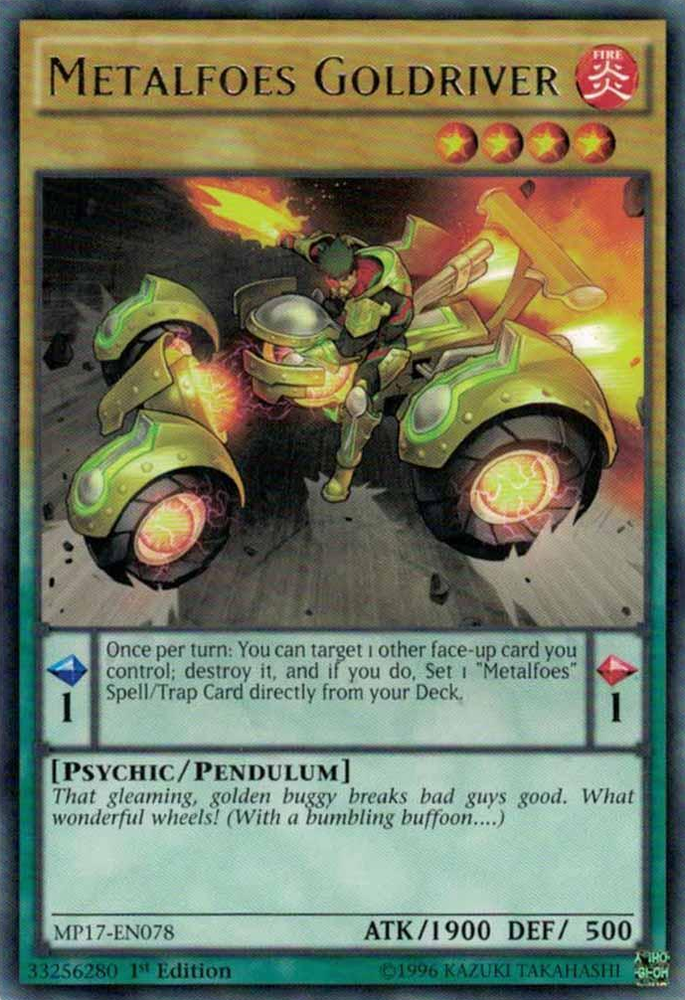 Metalfoes Goldriver [MP17-EN078] Rare Yu-Gi-Oh!