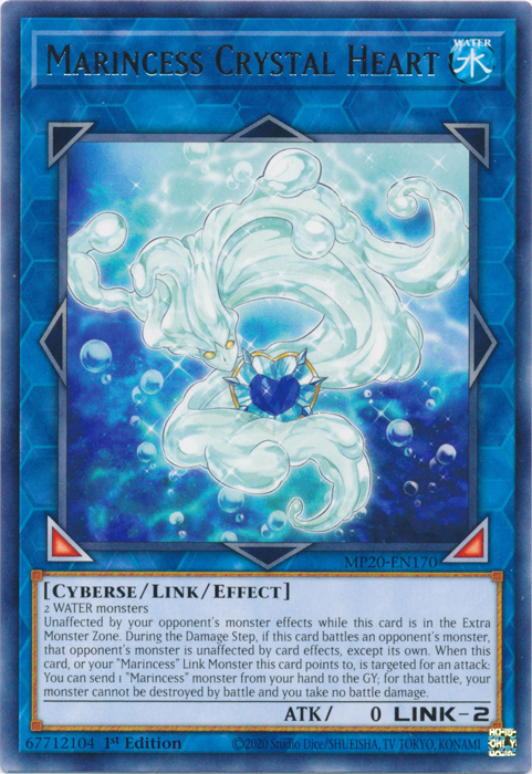 Marincess Crystal Heart [MP20-EN170] Rare Yu-Gi-Oh!