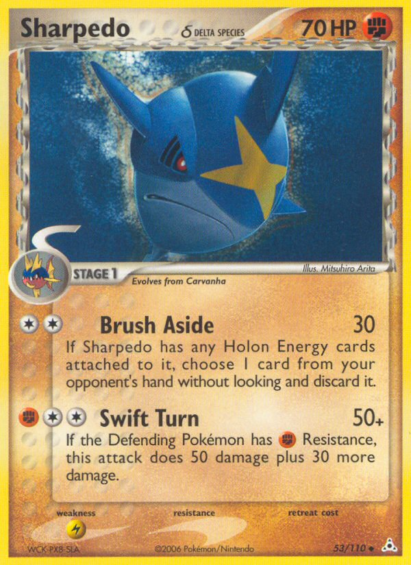Sharpedo (53/110) (Delta Species) [EX: Holon Phantoms] Pokémon